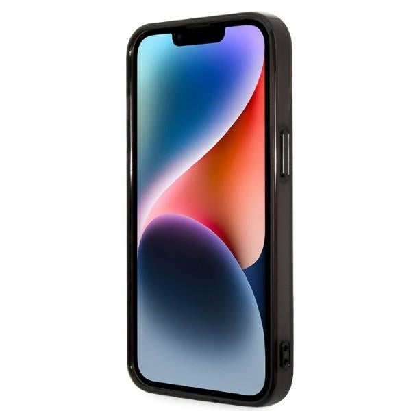 Étui pour Apple iPhone 14 Plus, Karl Lagerfeld, Gradient Karl & Choupette, Noir