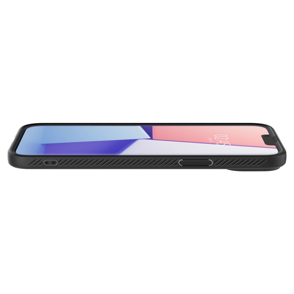 Étui pour Apple iPhone 14, Spigen, Liquid Air, Noir Mat