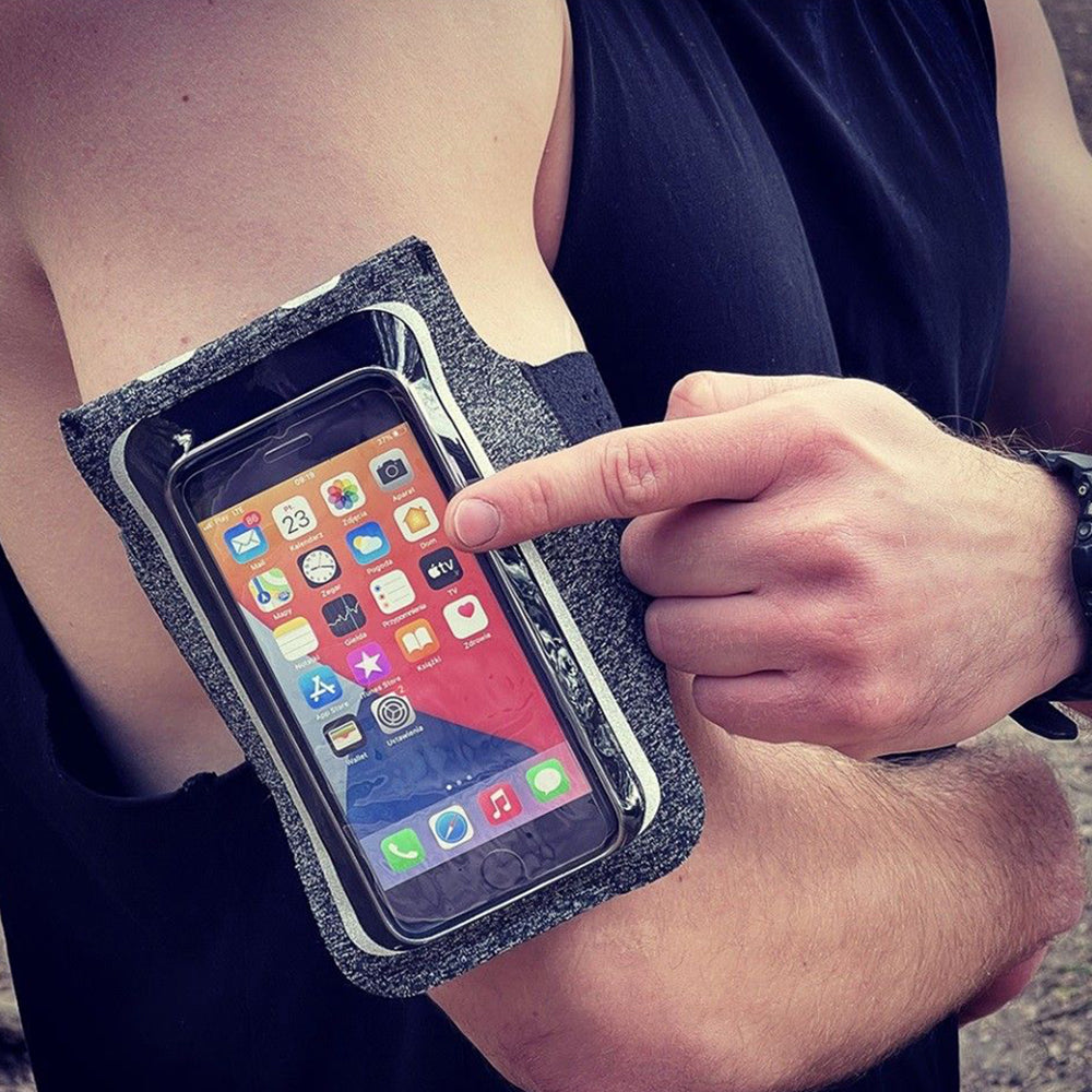 Housse Universelle pour Téléphone max. 7 pouces, Techsuit, Sports TH10, Noire