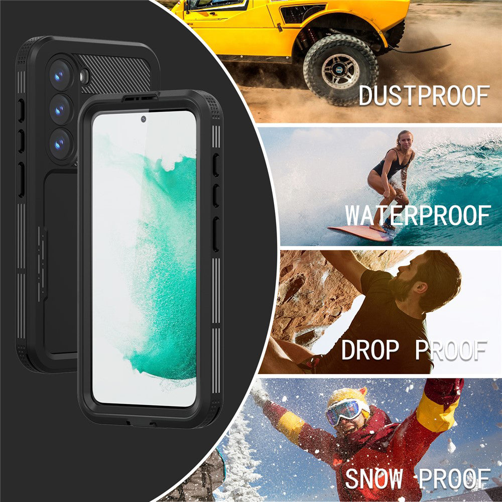 Coque étanche pour Samsung Galaxy S26 Plus S947, ShellBox, Noire