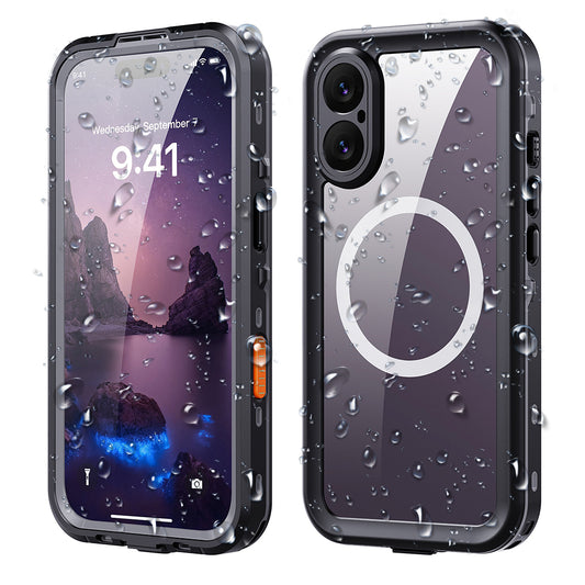 Wasserdichte Hülle für Apple iPhone 17, ShellBox, Schwarz