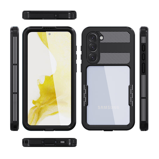 Coque étanche pour Samsung Galaxy S23+ S916, ShellBox, Noire
