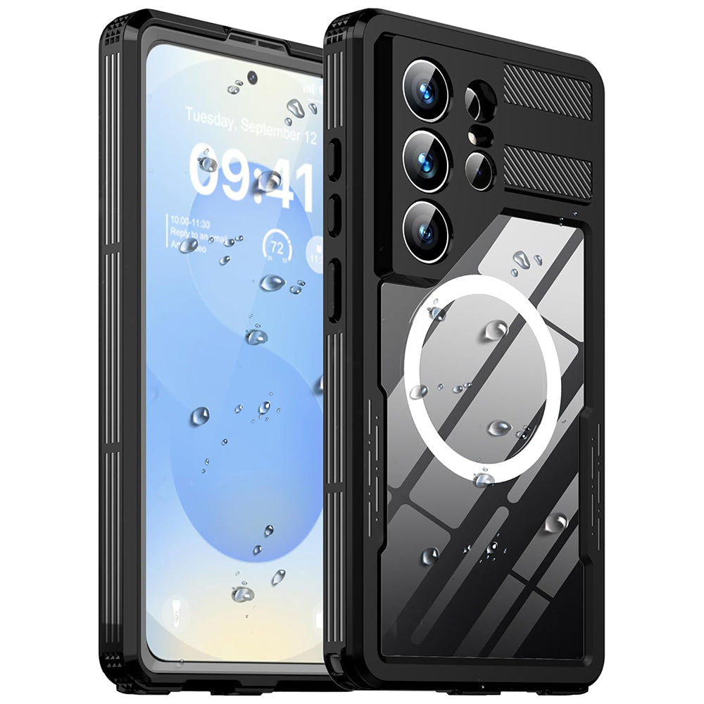 Coque étanche pour Samsung Galaxy S26 Ultra S948, ShellBox, Noire