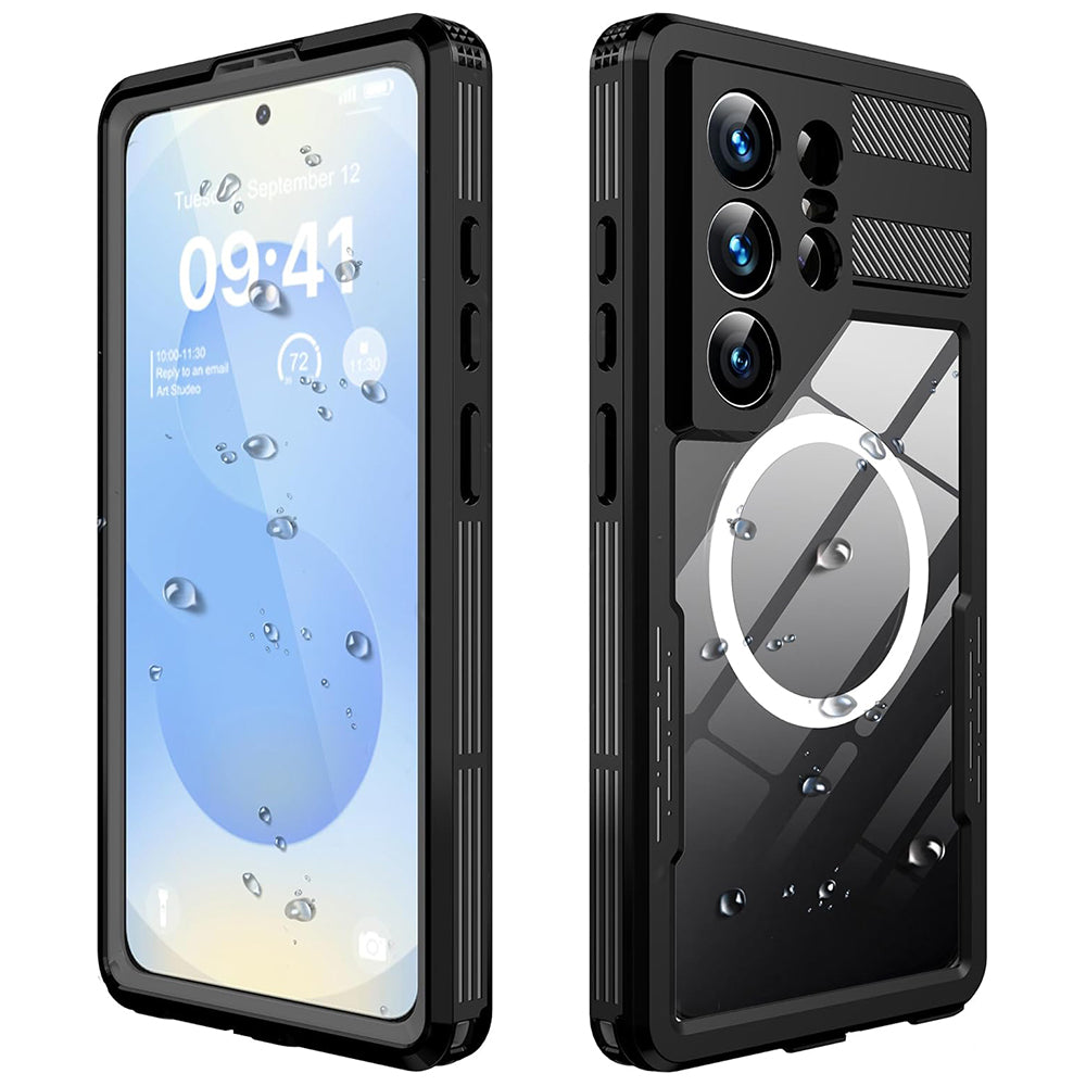 Coque étanche pour Samsung Galaxy S26 Ultra S948, ShellBox, Noire
