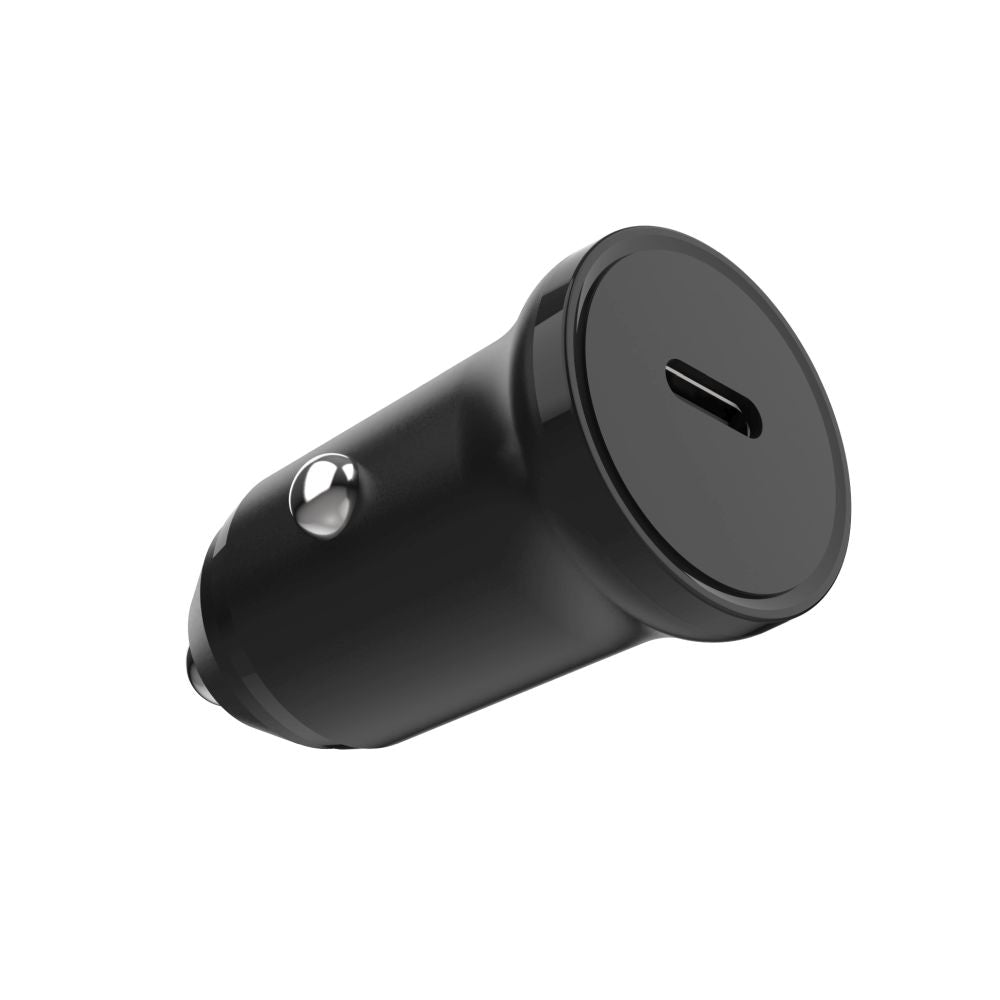 Auto-Ladegerät Fixed, 30W, 3A, 1 x USB-C, Schwarz