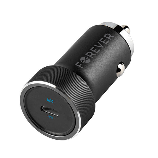 Auto-Ladegerät Forever CC-06, 20W, 3A, 1 x USB-C, Schwarz