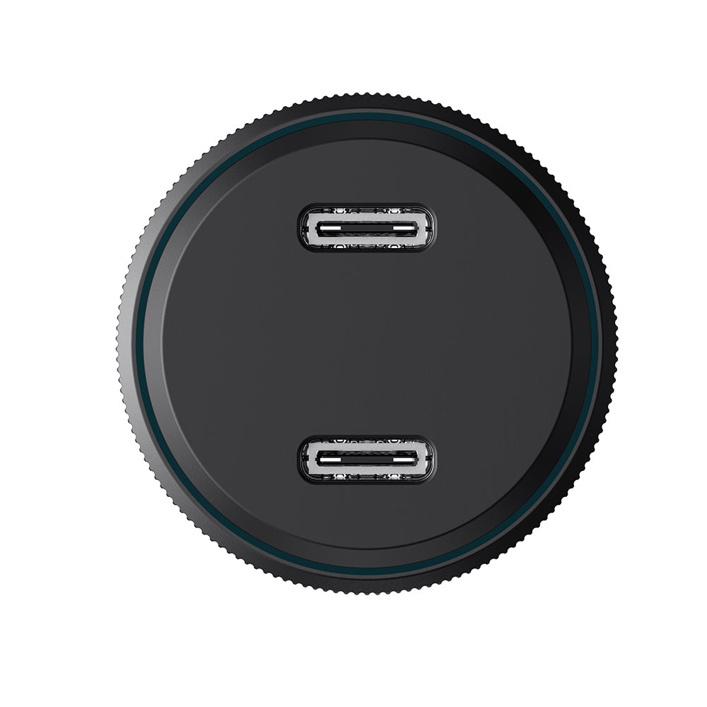 Chargeur de voiture HAVIT CC2014, 30W, 3A, 2 x USB-C, Noir