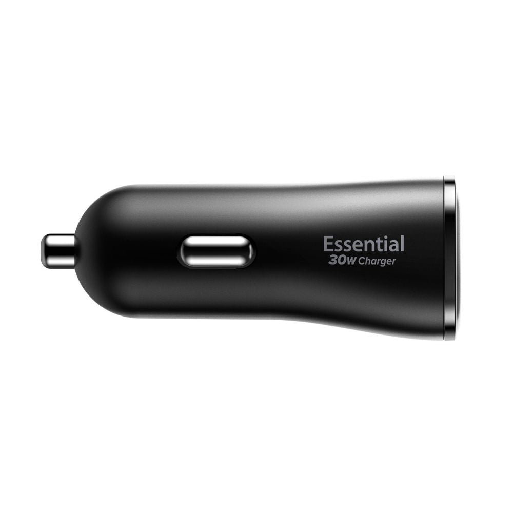 Chargeur de voiture Spigen EV302 Essential, 30W, 3A, 2 x USB-A, Noir ACP08700
