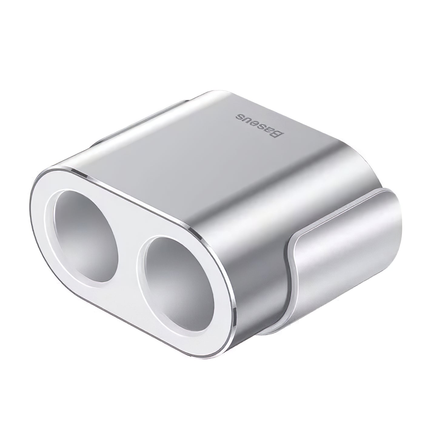 Baseus Hochleistungs-Autoladegerät, 95W, 2.1A, 2 x Zigarettenanzünder-Verlängerung - 2 x USB-A, Silber CRDYQ-0S