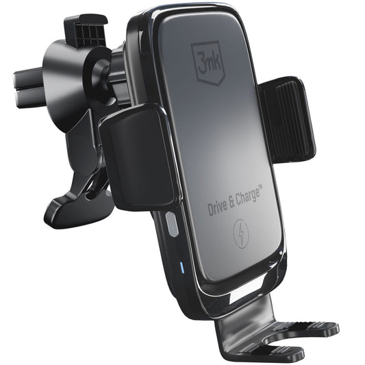 3MK Drive&Charge Kabelloses Autoladegerät, 15W, 1,67A, Schwarz