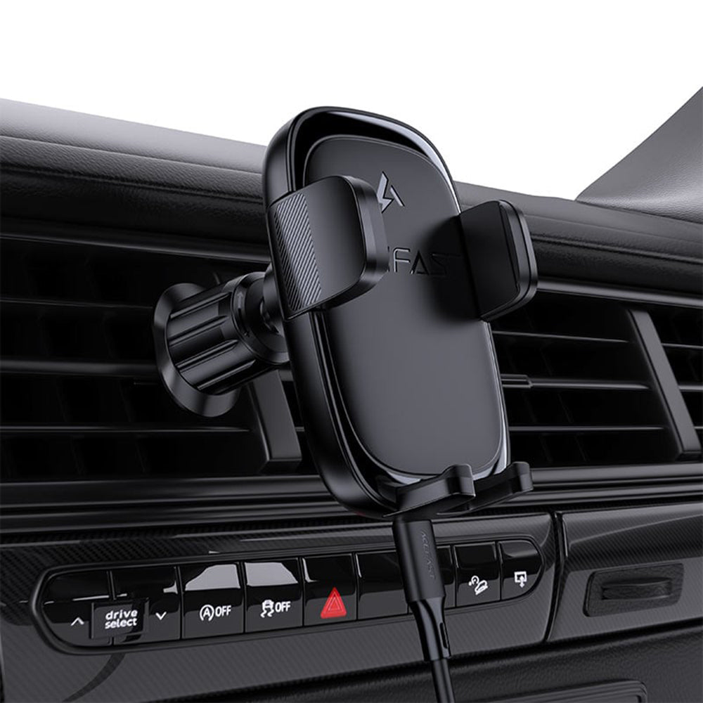 Kfz-Ladegerät Wireless Acefast D48, 15W, 1.67A, Schwarz