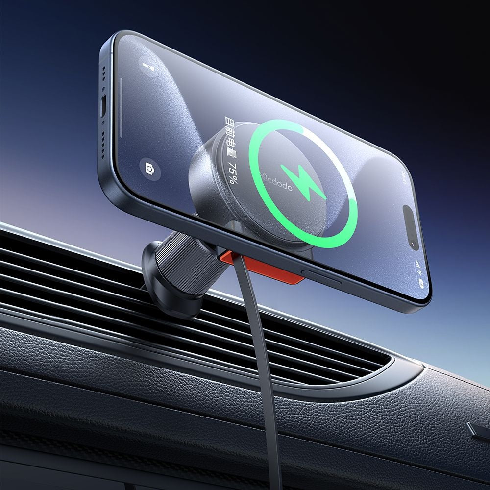 McDodo CH-3000 Wireless Car Charger, 15W, 1.67A, Black