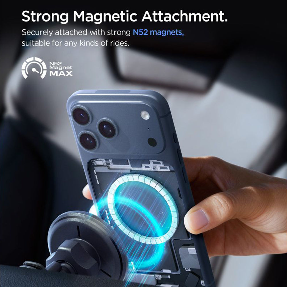 Chargeur Auto Sans Fil Spigen EV15MAQ Essential, 15W, 1.67A, Noir ACP10513