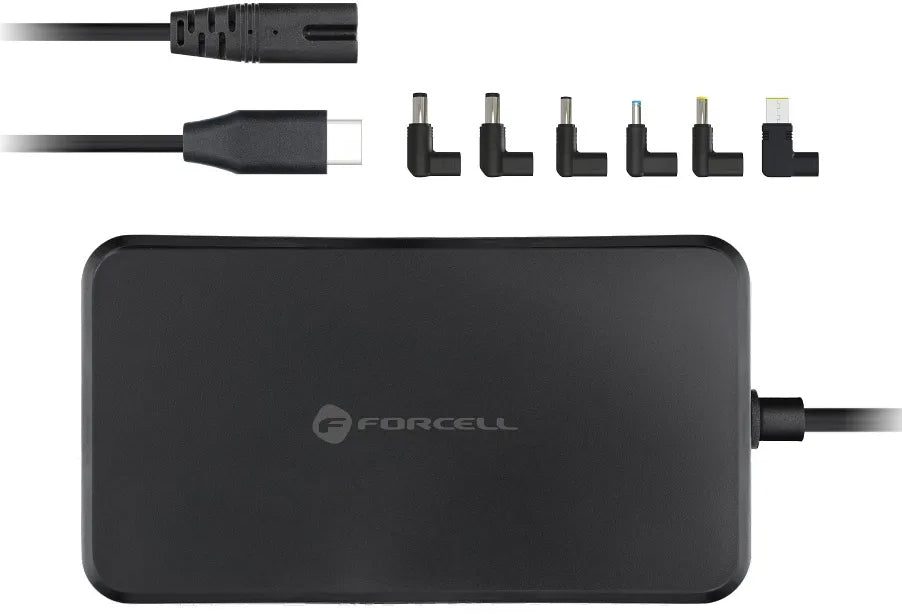 Chargeur Forcell F-Energy E856, 65W, Universel, Noir