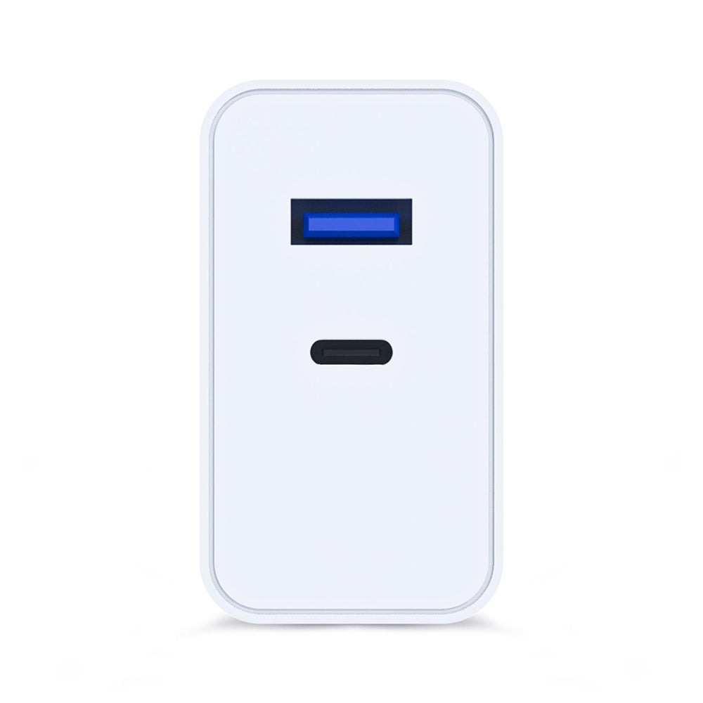 3MK FlowPower Netzladegerät, 45W, 1 x USB-A - 1 x USB-C, Weiß