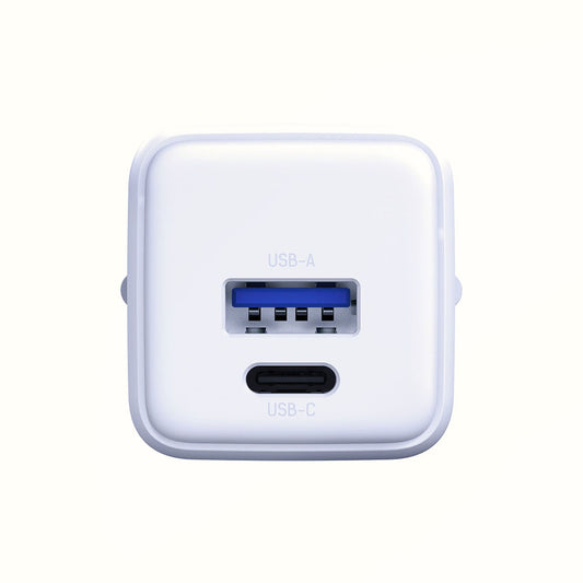 Netzladegerät 3MK Hyper, 20W, 3A, 1 x USB-A - 1 x USB-C, Weiß