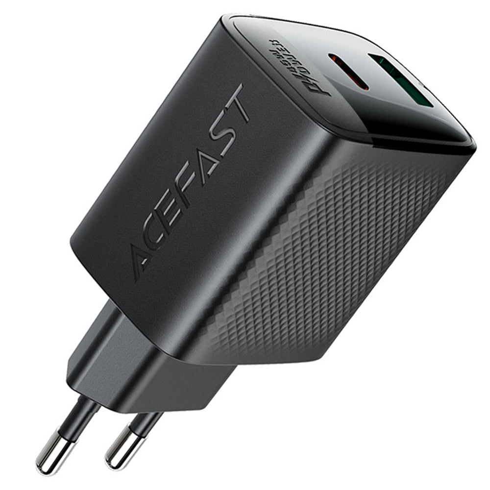 Chargeur réseau Acefast A106, 45W, 3A, 1 x USB-A - 1 x USB-C, Noir