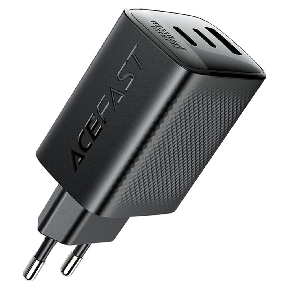 Chargeur Réseau Acefast A108, 67W, 3A, 1 x USB-A - 2 x USB-C, Noir