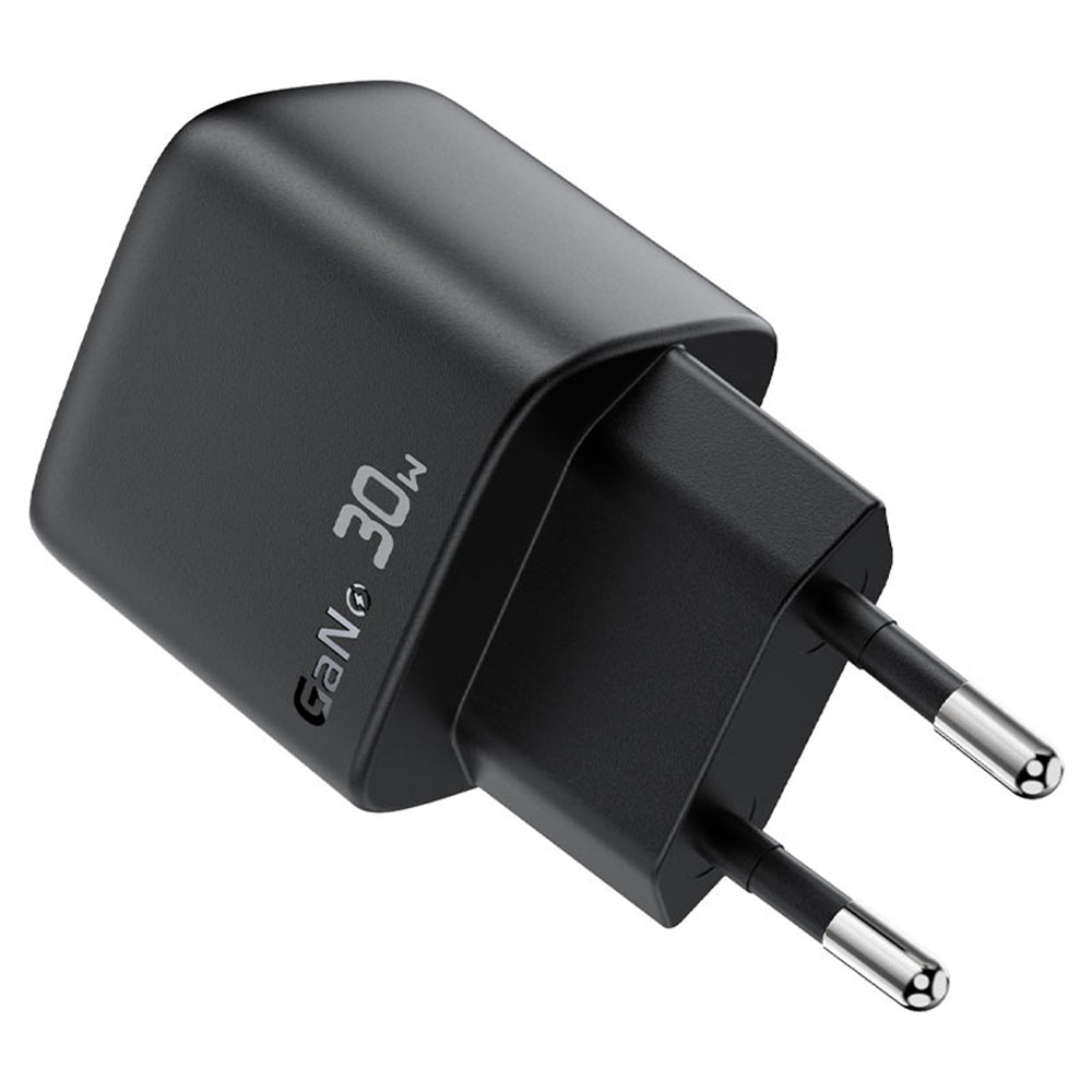 Acefast A115 Display Network Charger, 30W, 3A, 1 x USB-C, Black