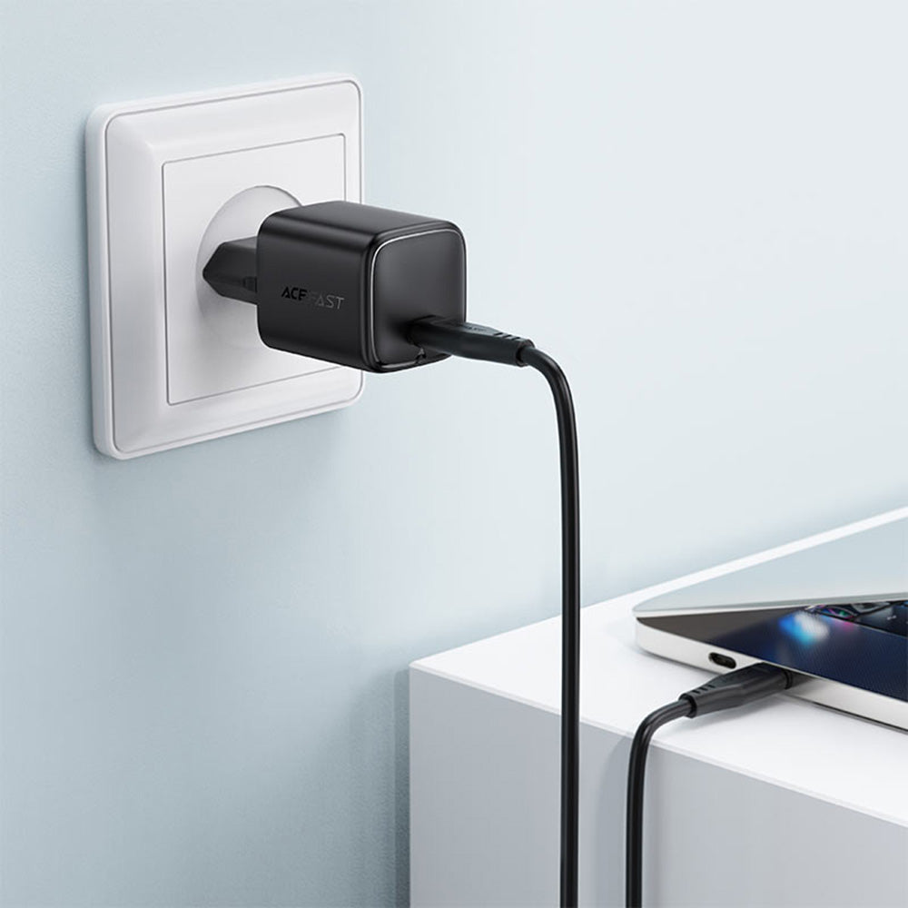 Chargeur Réseau Acefast A119, 45W, 3A, 1 x USB-C, Noir