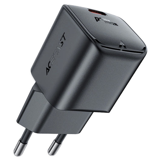 Netzladegerät Acefast A73 Mini, 20W, 3A, 1 x USB-C, Schwarz
