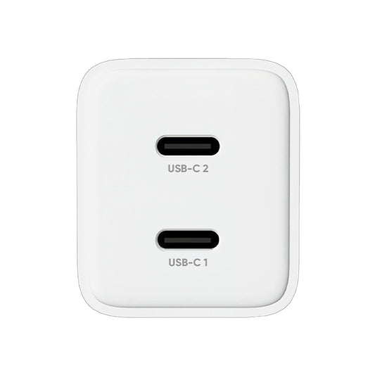 Netzladegerät Allity. ATC-01-45WCC Fast, 45W, 3A, 2 x USB-C, Weiß