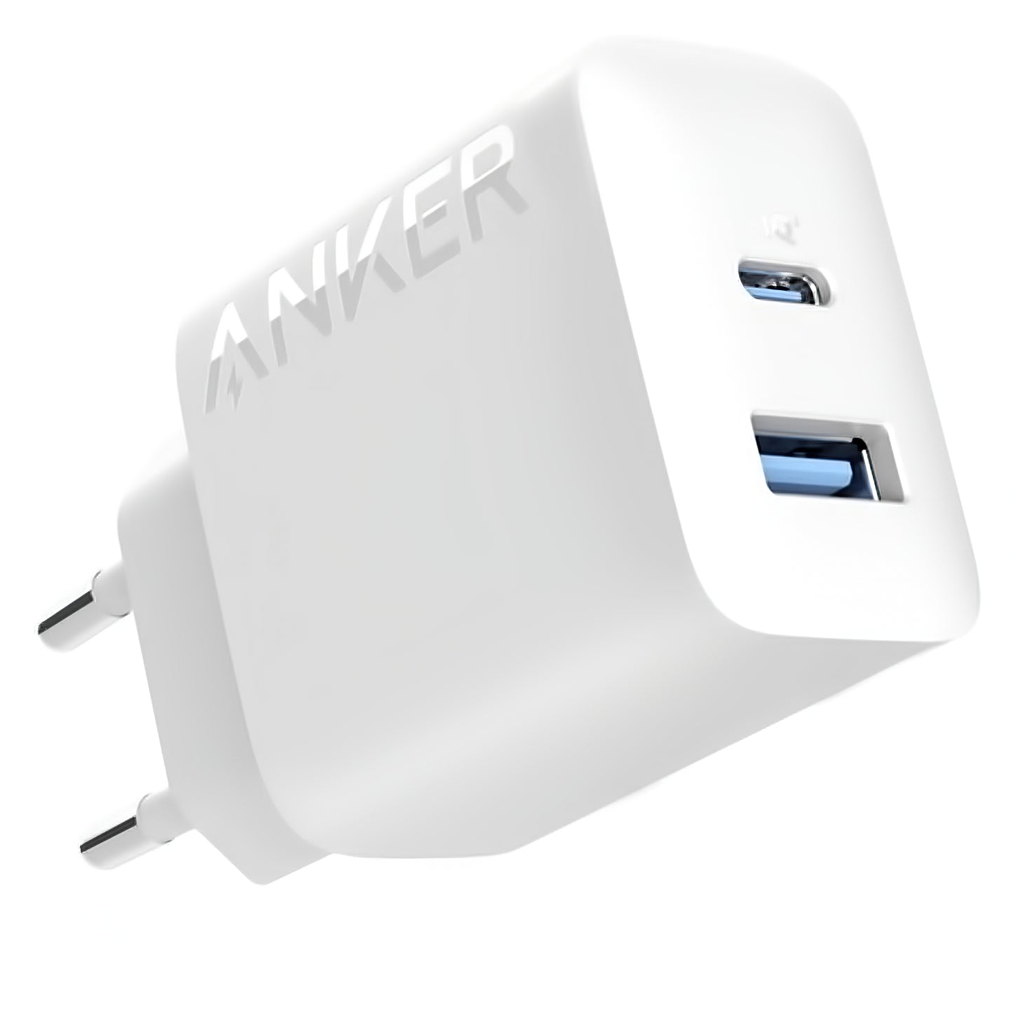Chargeur réseau Anker 312, 20W, 3A, 1 x USB-A - 1 x USB-C, Blanc A2348G21