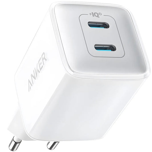 Anker 521 Nano Pro Netzwerk-Ladegerät, 40W, 3A, 2 x USB-C, Weiß A2038G21