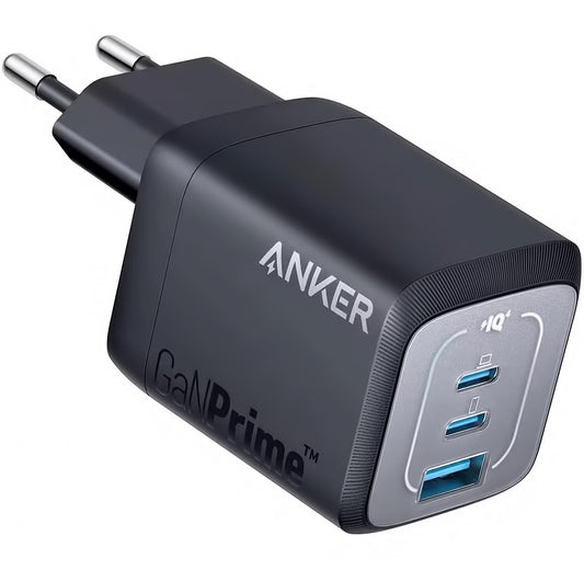 Anker Prime Netzwerk-Ladegerät, 67W, 5A, 1 x USB-A - 2 x USB-C, Schwarz A2669313