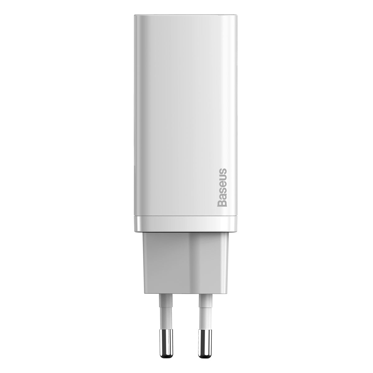 Network Charger Baseus GaN2 Lite, 65W, 3A, 1 x USB-A - 1 x USB-C, White CCGAN2L-B02