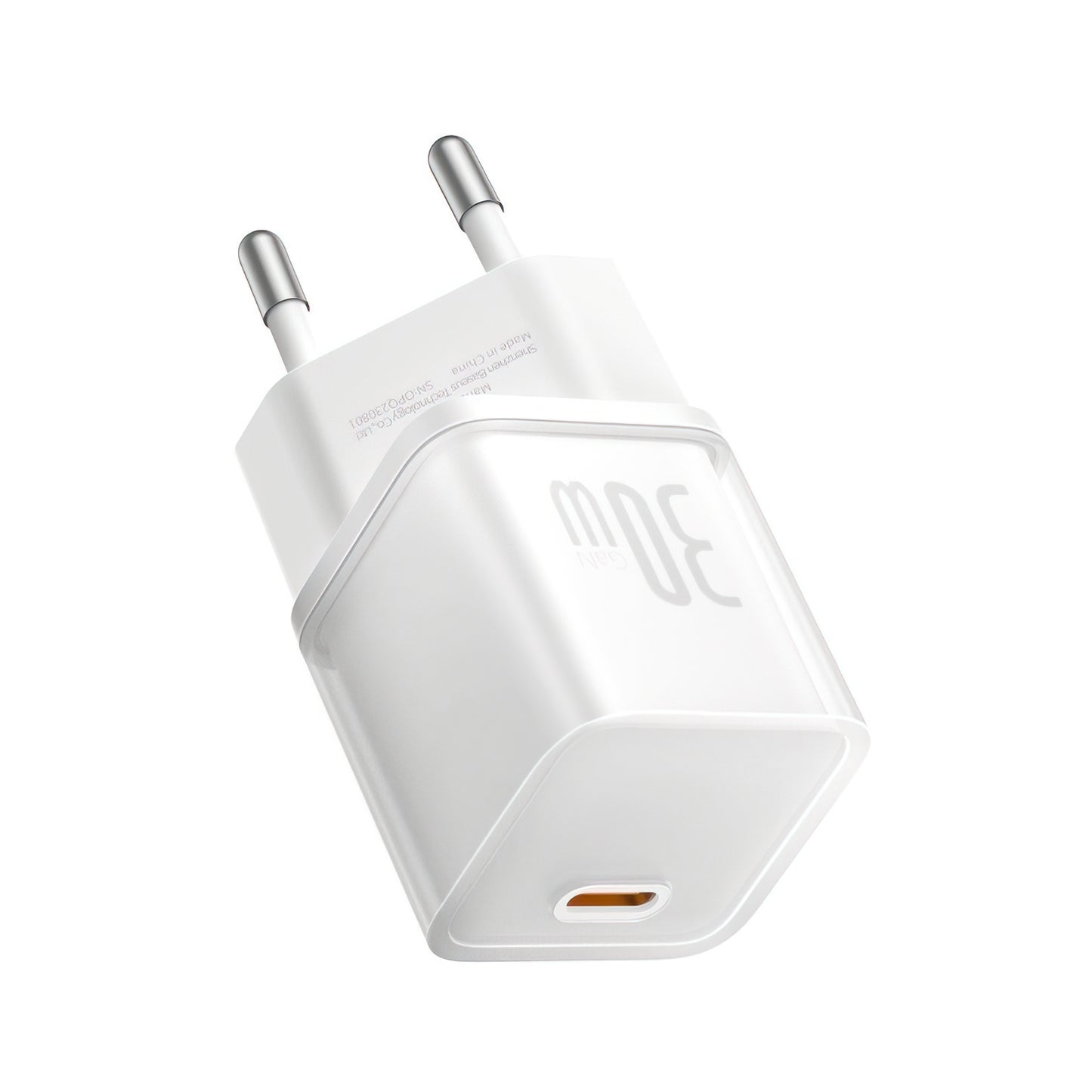 Chargeur Réseau Baseus GaN5S, 30W, 3A, 1 x USB-C, Blanc P10162504213-00