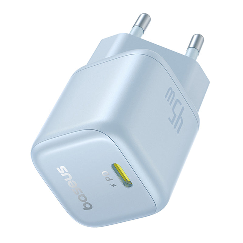 Chargeur Réseau Baseus PicoGo, 45W, 3A, 1 x USB-C, Bleu P10176800313-00