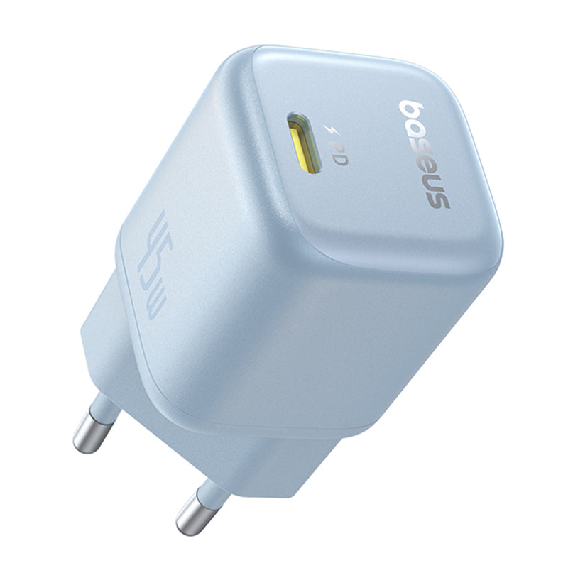 Chargeur Réseau Baseus PicoGo, 45W, 3A, 1 x USB-C, Bleu P10176800313-00