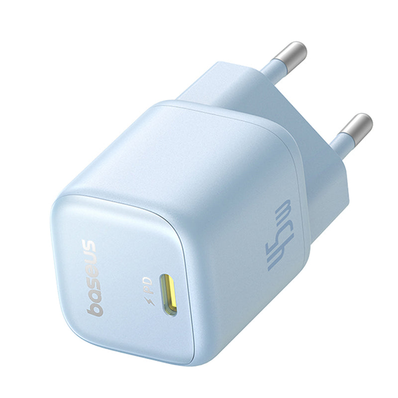 Chargeur Réseau Baseus PicoGo, 45W, 3A, 1 x USB-C, Bleu P10176800313-00