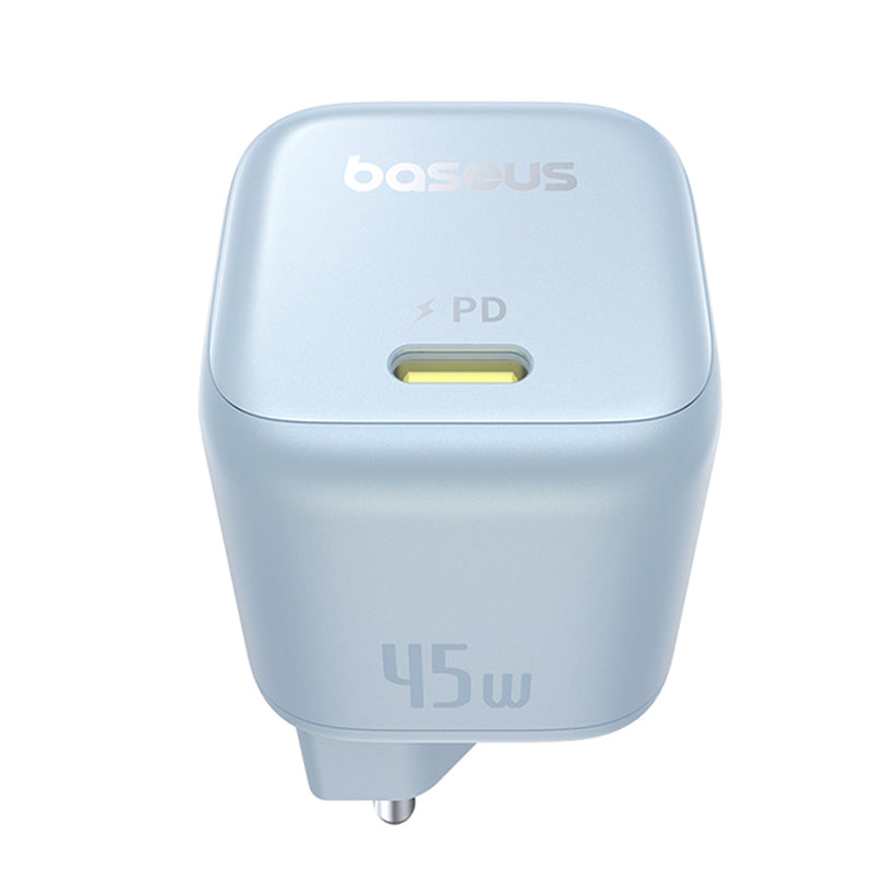 Chargeur Réseau Baseus PicoGo, 45W, 3A, 1 x USB-C, Bleu P10176800313-00