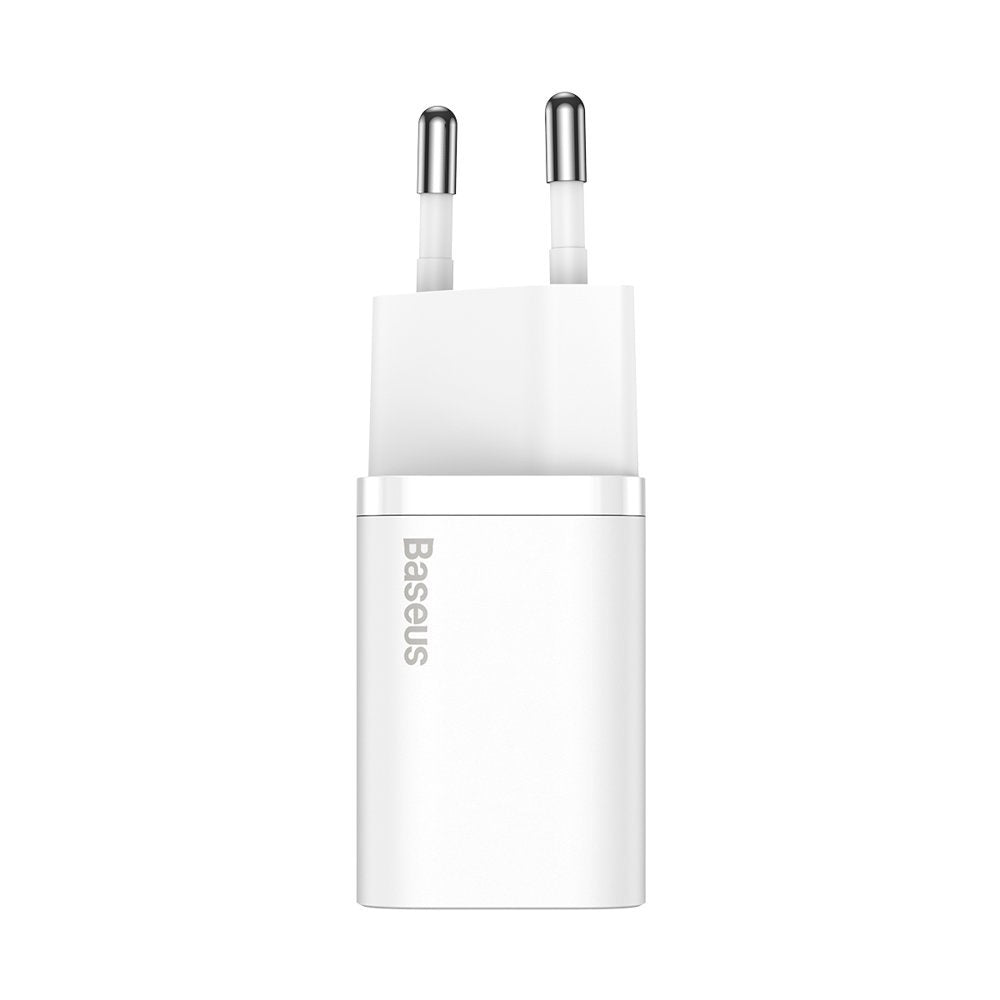 Chargeur réseau Baseus Super Si 1C, 30W, 3A, 1 x USB-C, blanc CCSUP-J02