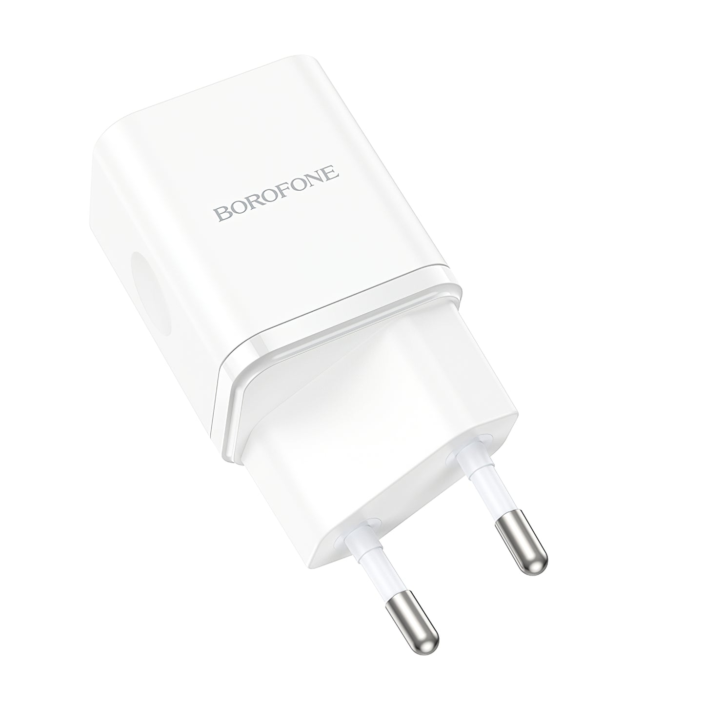 Netzwerk-Ladegerät Borofone BN7, 20W, 3A, 1 x USB-A - 1 x USB-C, Weiß