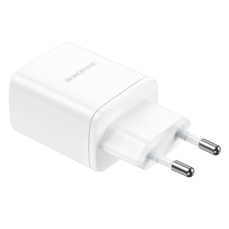 Chargeur réseau Borofone BN9, 35W, 3A, 2 x USB-C, blanc