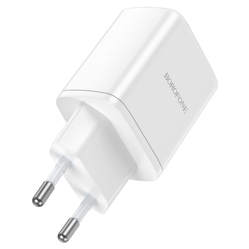 Chargeur réseau Borofone BN9, 35W, 3A, 2 x USB-C, blanc