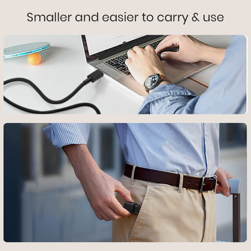 Chargeur réseau avec câble Lightning Lito LC15L, 20W, 3A, 1 x USB-A - 1 x USB-C, Noir