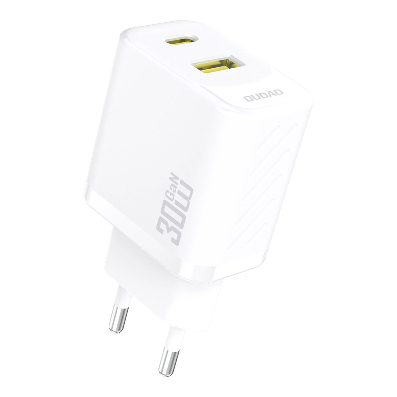 Netzladegerät Dudao A27TEU, 30W, 3A, 1 x USB-A - 1 x USB-C, Weiß