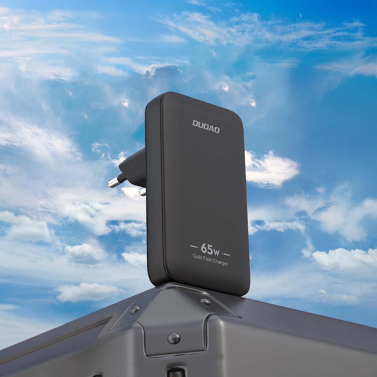 Dudao A65Q Travel Netzladegerät, 65W, 3.25A, 1 x USB-A - 1 x USB-C, Schwarz