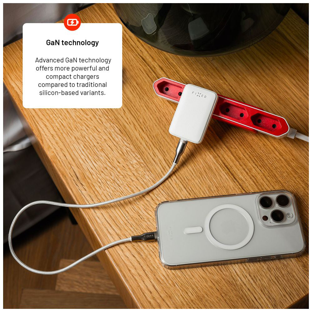 Chargeur Réseau Fixed, 30W, 3A, 1 x USB-C, Blanc