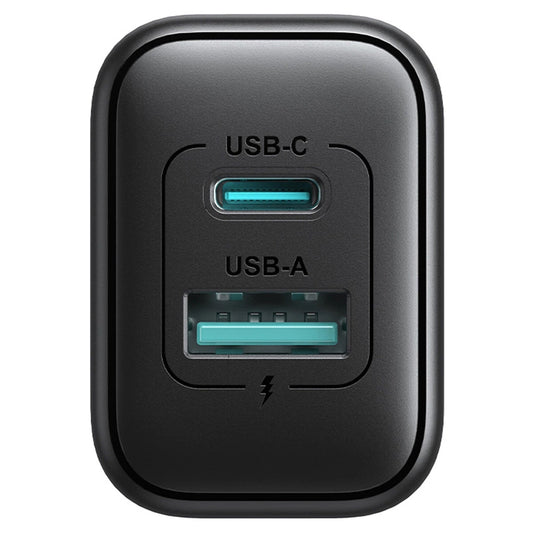 Chargeur Réseau Joyroom JR-TCF13, 25W, 3A, 1 x USB-A - 1 x USB-C, Noir
