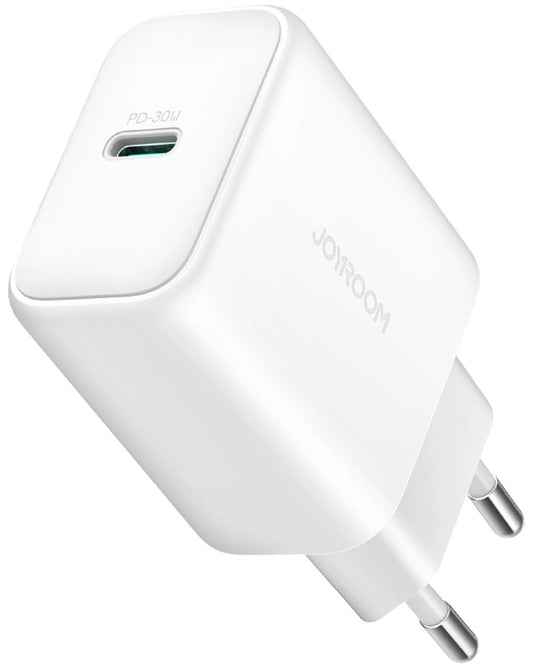 Chargeur Réseau Joyroom JR-TCF24, 30W, 3A, 1 x USB-C, Blanc