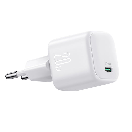 Chargeur Réseau Joyroom JR-TCG08, 20W, 3A, 1 x USB-C, Blanc
