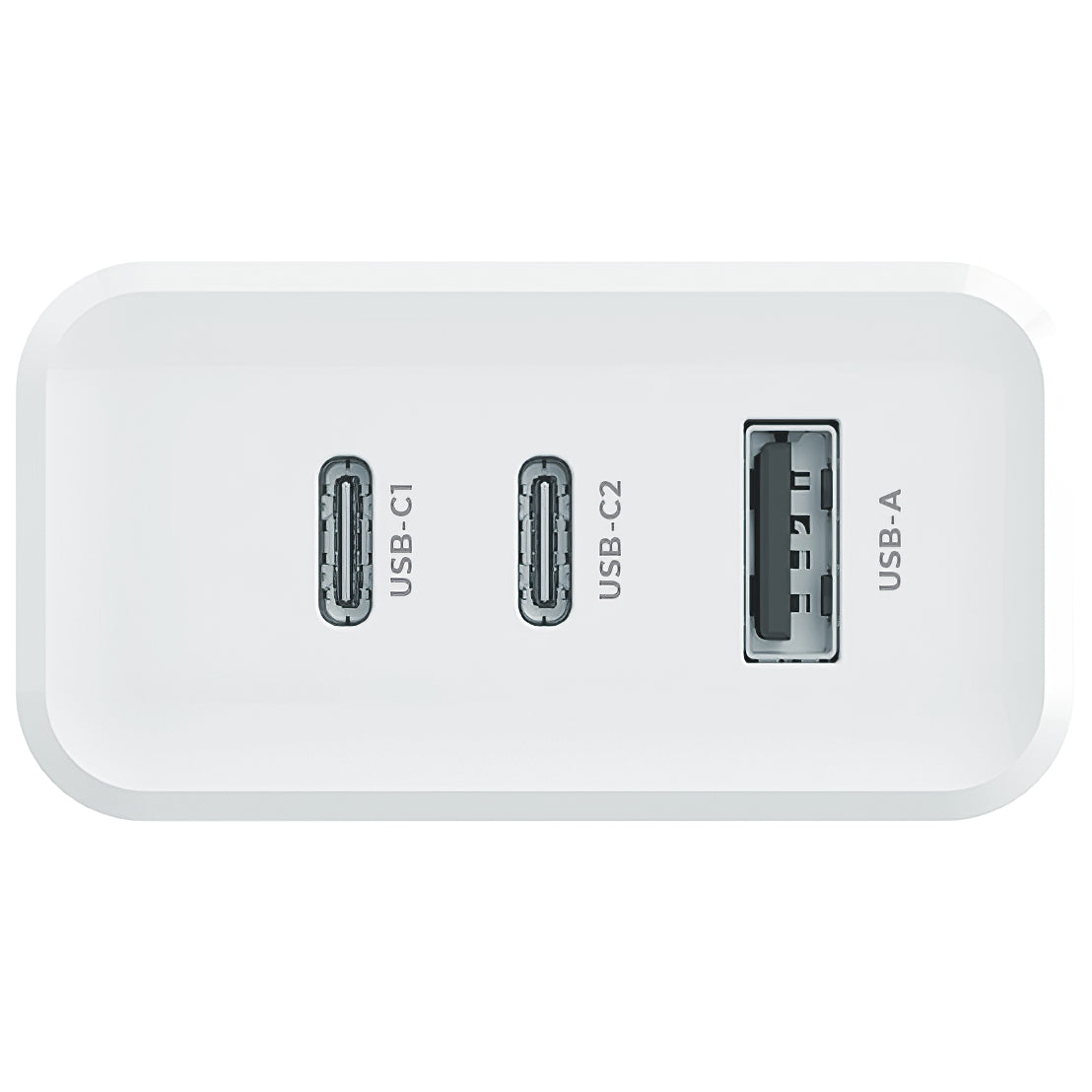 Chargeur réseau MaXlife MXTC-07-45ACC, 45W, 3A, 1 x USB-A - 2 x USB-C, blanc