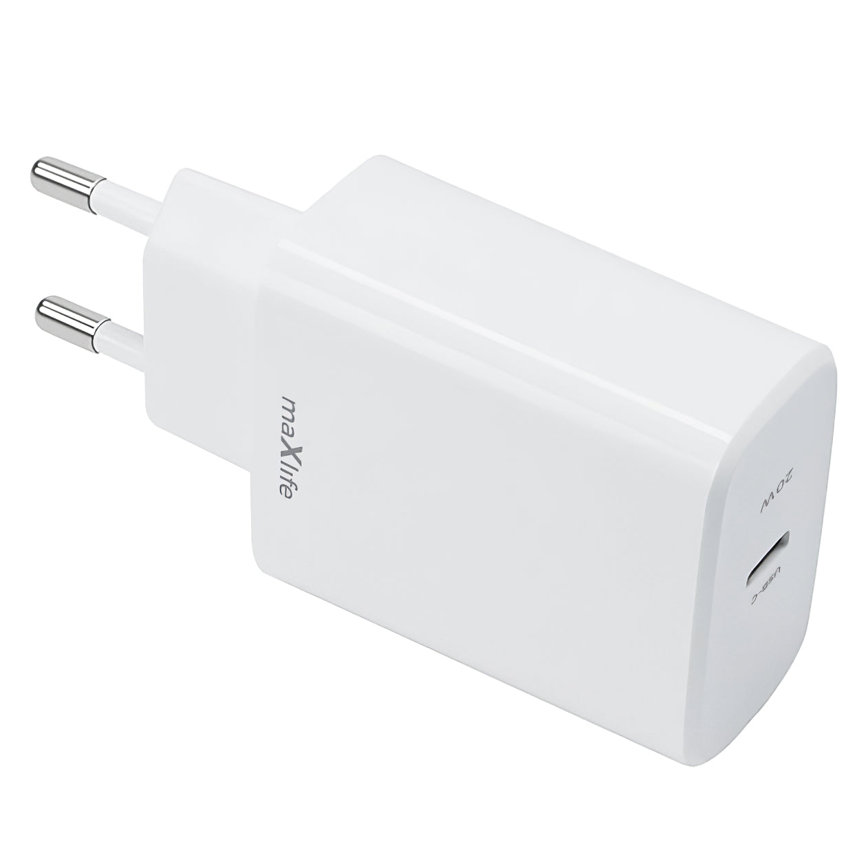 MaXlife MXTC-10-20C, 20W, 3A, 1 x USB-C, blanc