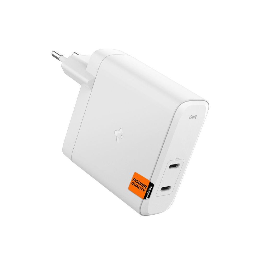 Chargeur Réseau Spigen Arcstation Pro, 140W, 3.25A, 2 x USB-C, Blanc