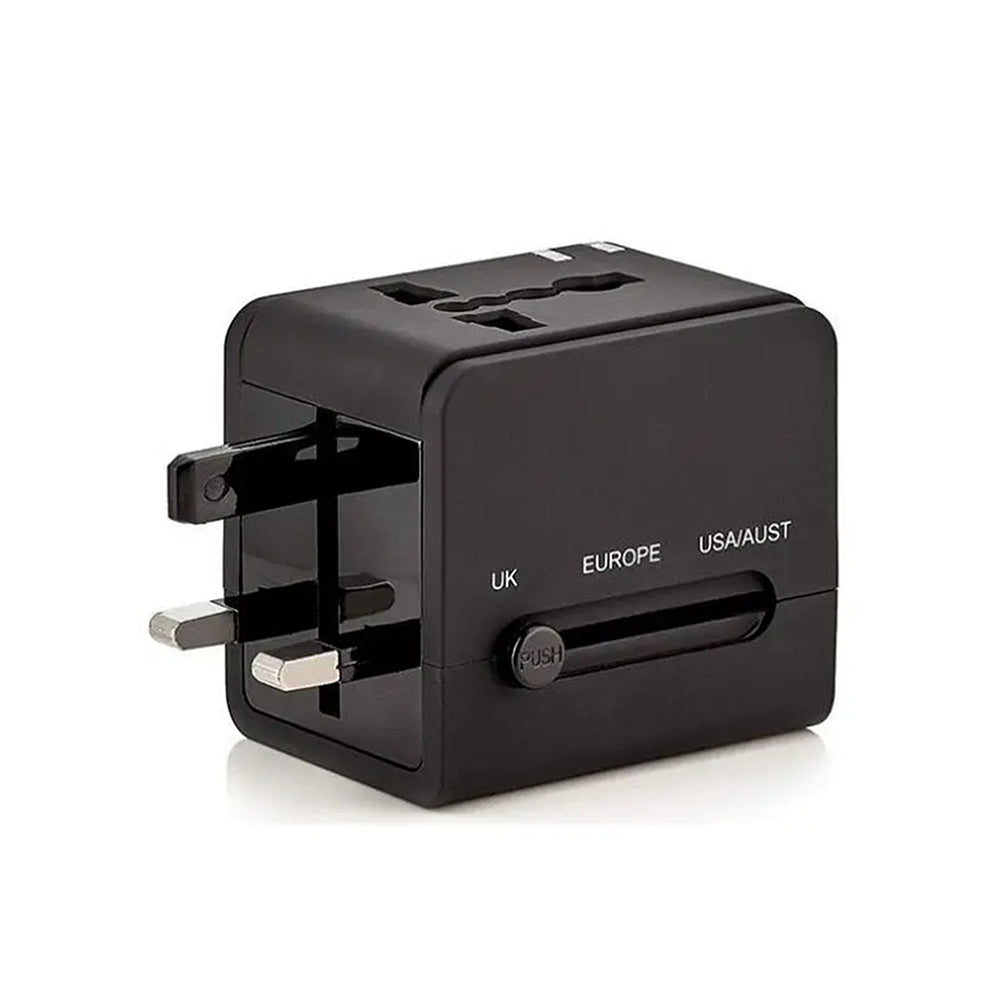 Chargeur Réseau Techsuit HHt148 Travel, 10W, 2A, 2 x USB-A, Noir